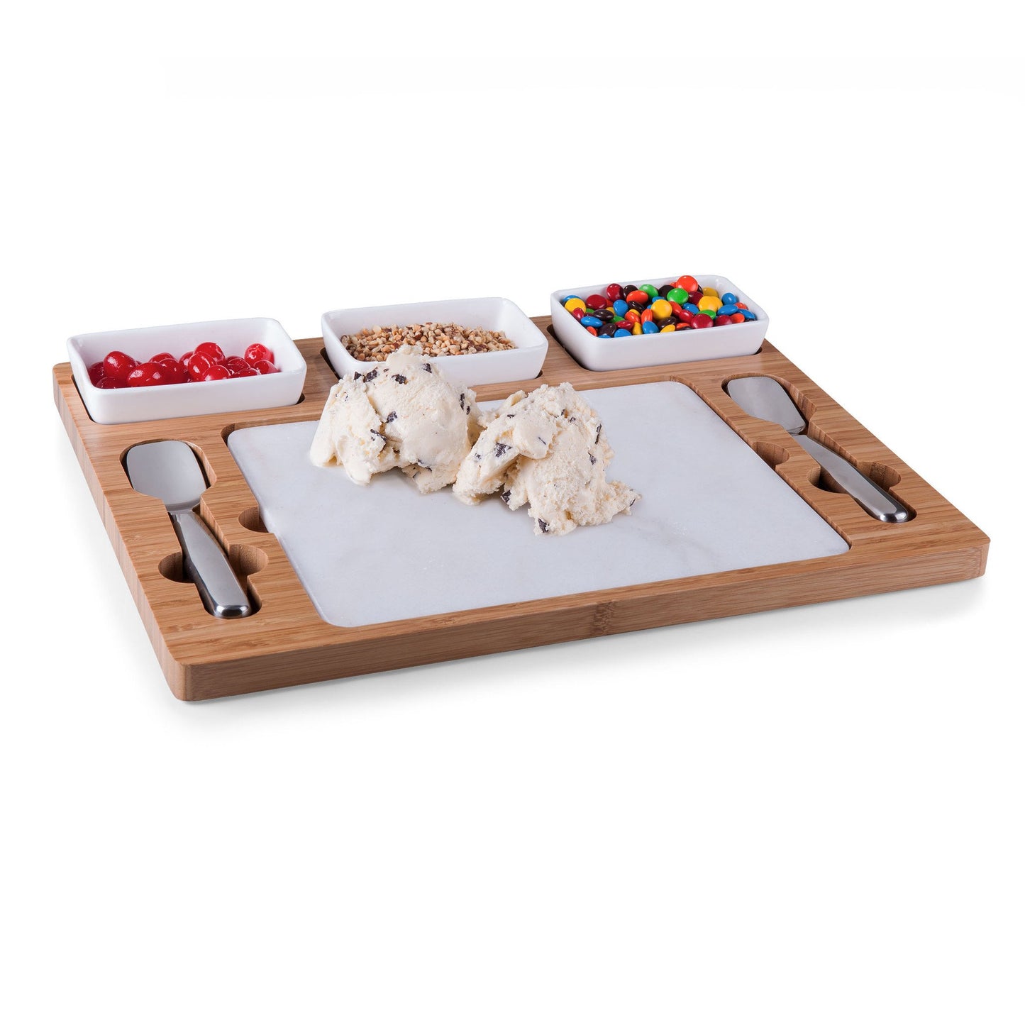 Picnic Time Parlor Ice Cream Mixing Set - Set of 2