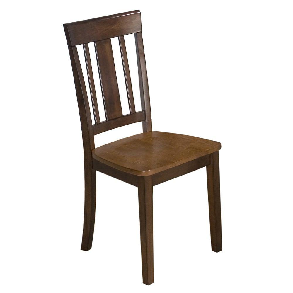 Jofran Kura Espresso/Canyon Gold Dining Chair