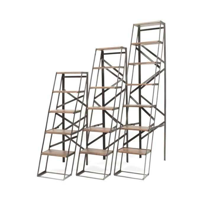 Iron & Wood Ladder by GO Home