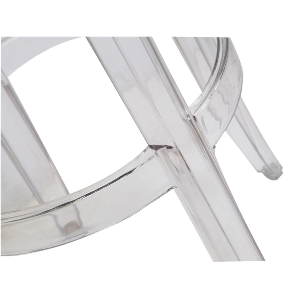 Fine Mod Imports Clear Bar Stool