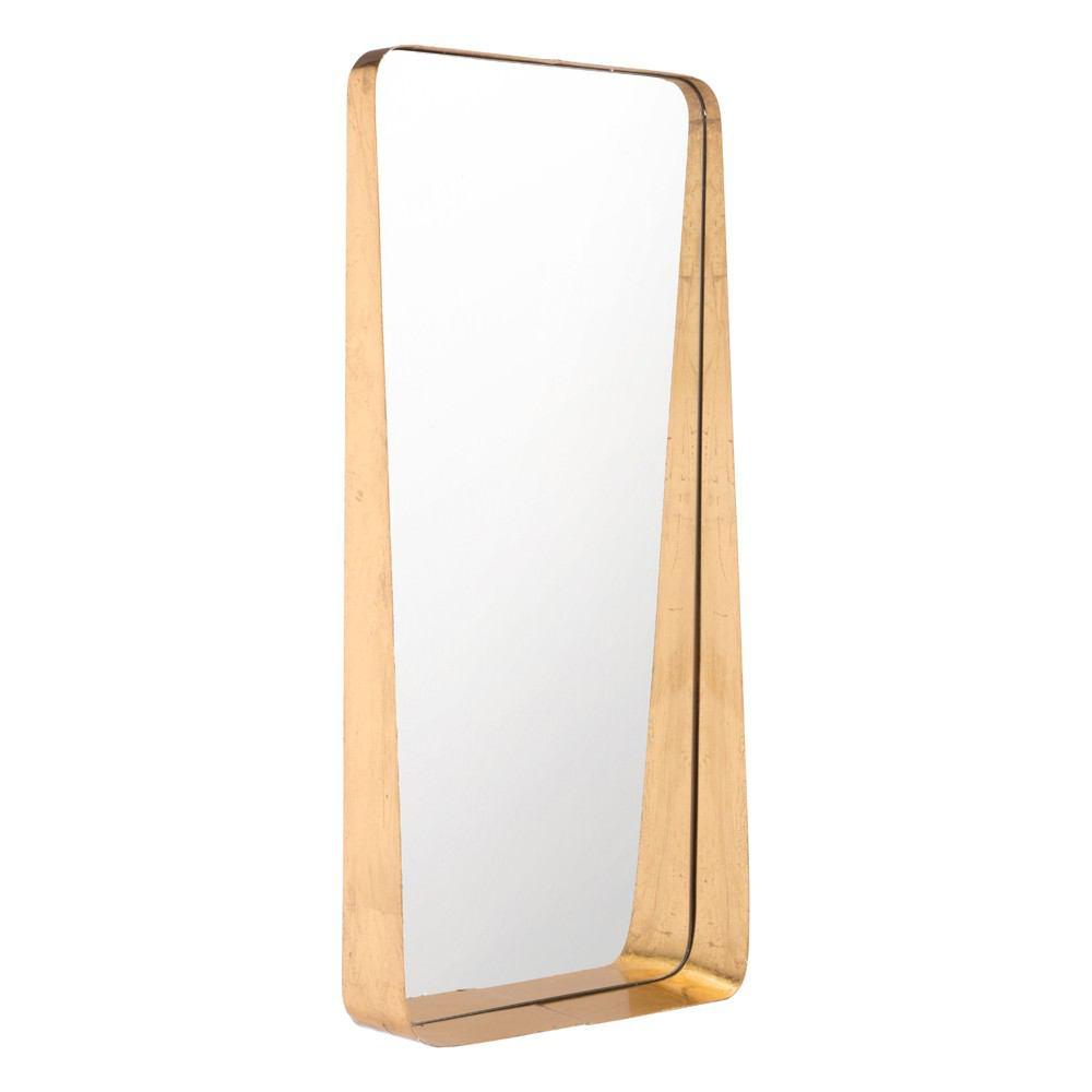 Zuo Tall Gold Mirror