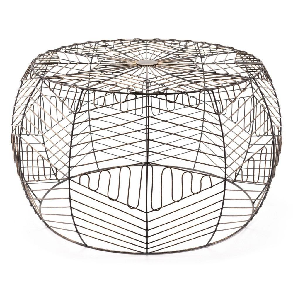 Zuo Wired Table - Black & Gold