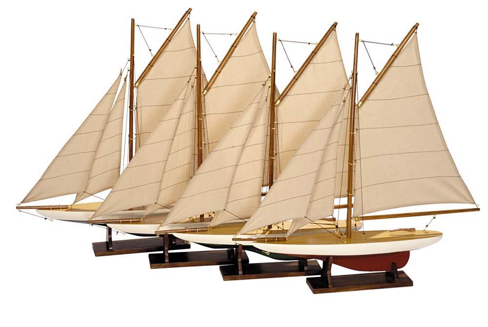 Mini Pond Yachts - Set 4 By Authentic Models