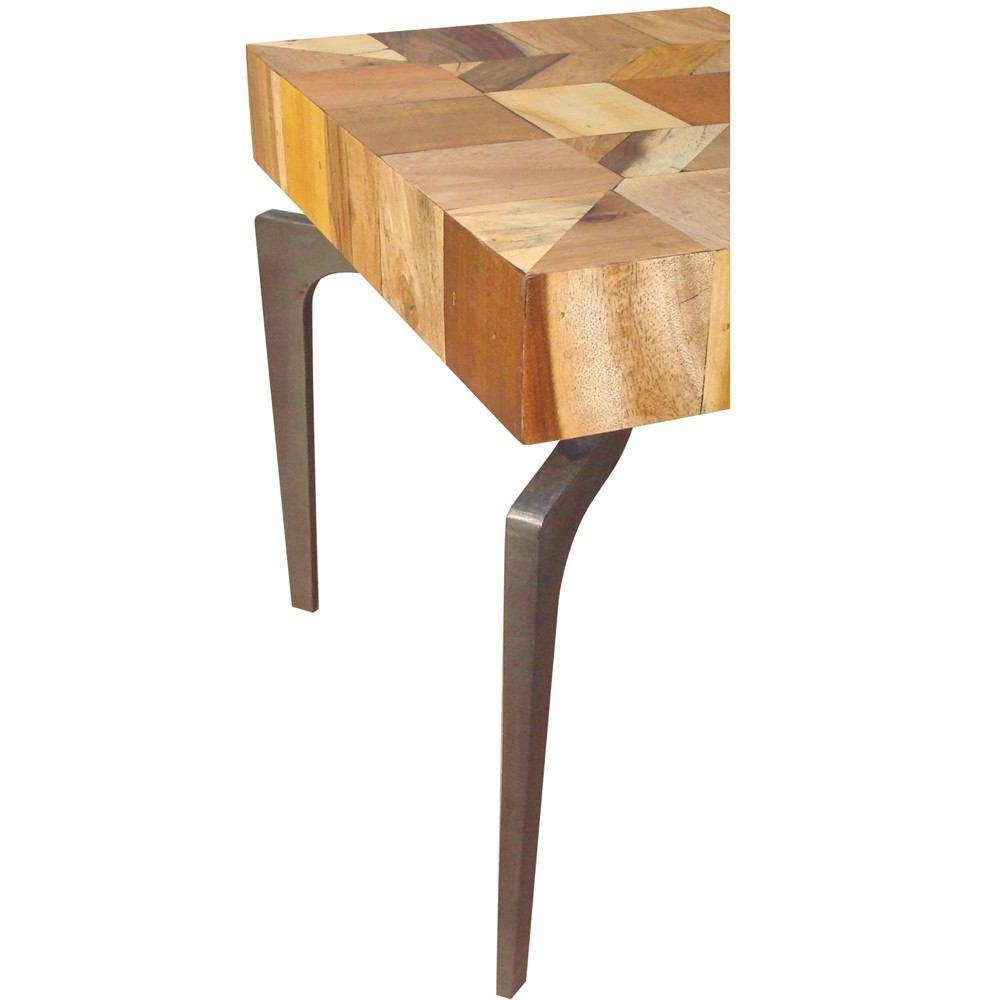 Moe's Home Collection Gajel Side Table With Metal Legs