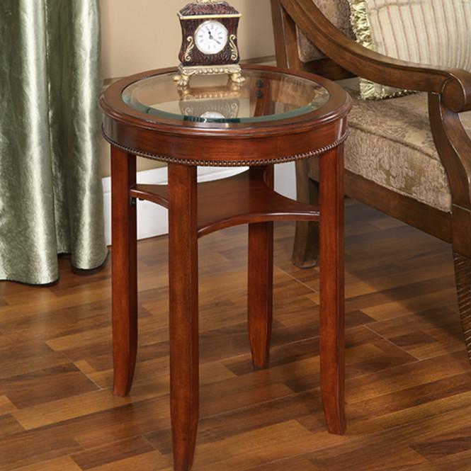 All Things Cedar Glass Tea Table