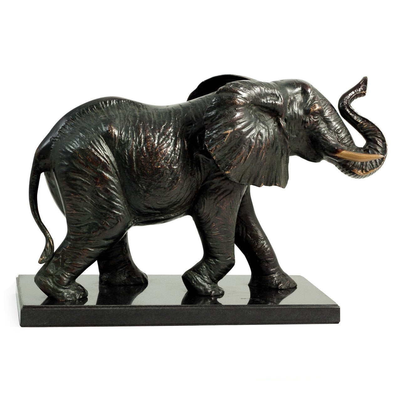 Bey-Berk Brass Elephant Sculpture