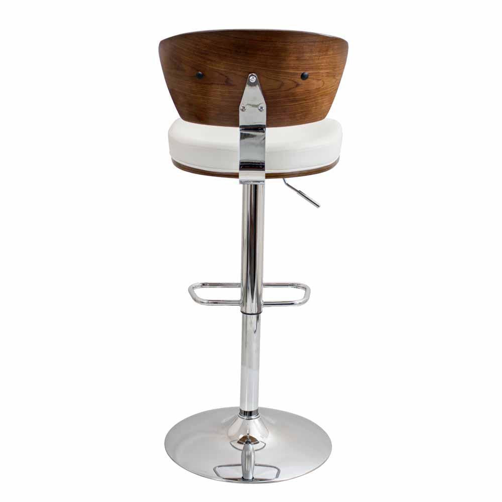 LumiSource Ravinia Height Adjustable Barstool with Swivel