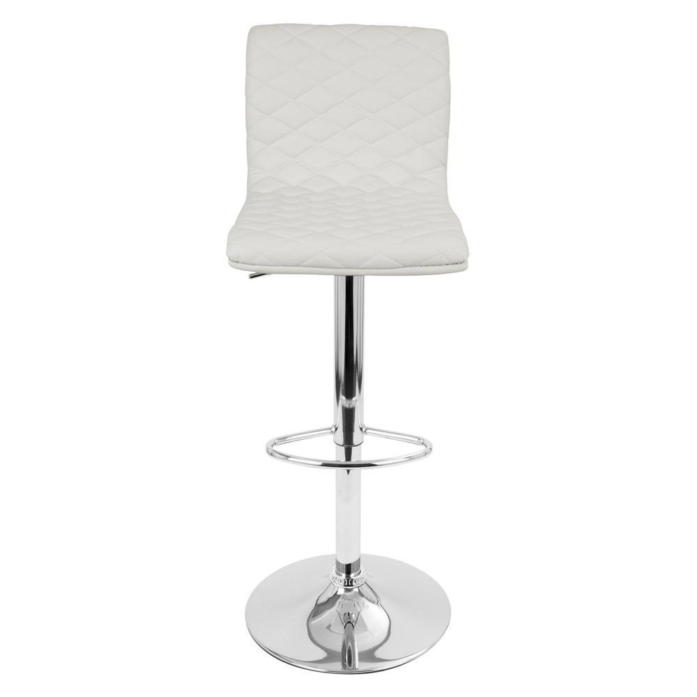 LumiSource Caviar Height Adjustable Barstool with Swivel