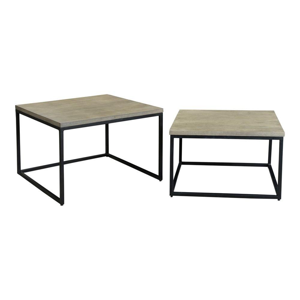 Moe's Home Collection Drey Square Nesting Coffee Tables - Set Of 2