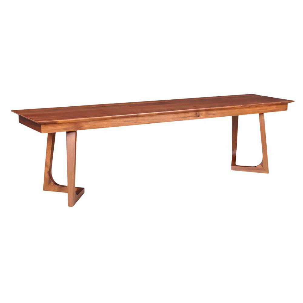 Moe's Home Collection Godenza Bench Walnut
