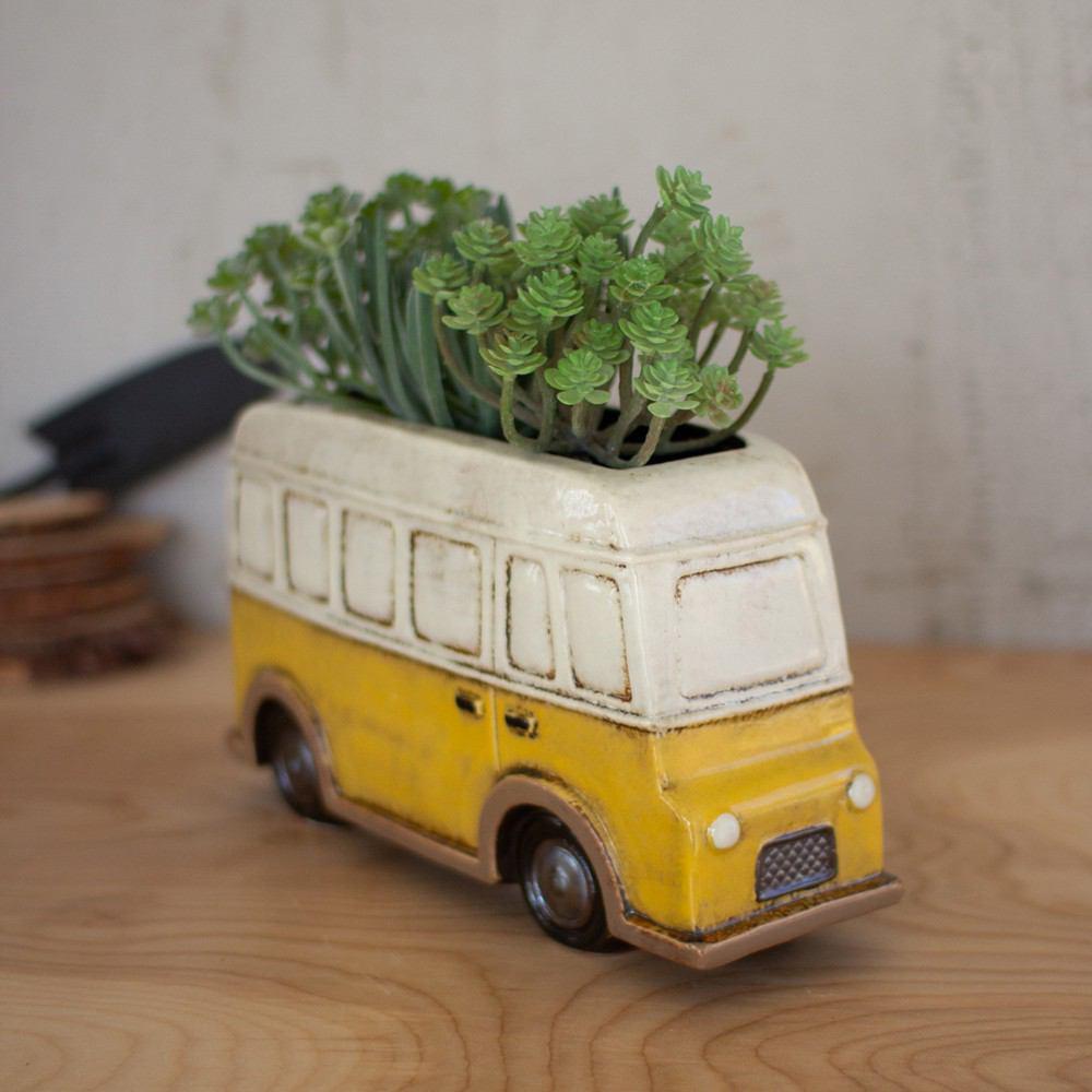 Kalalou Ceramic Bus Planter