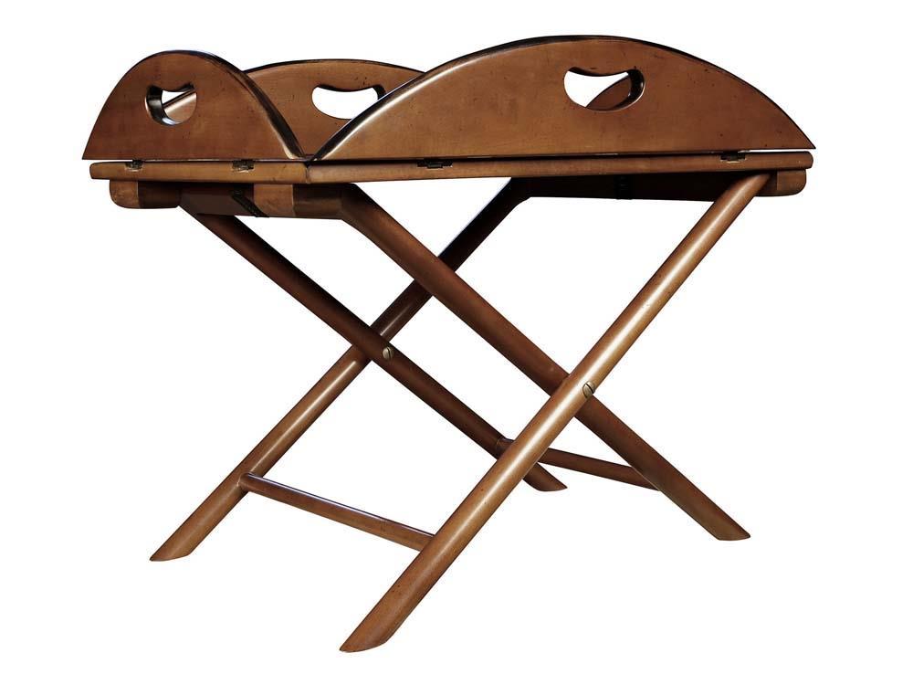 British Butler Table - French Finish By Authentic Models