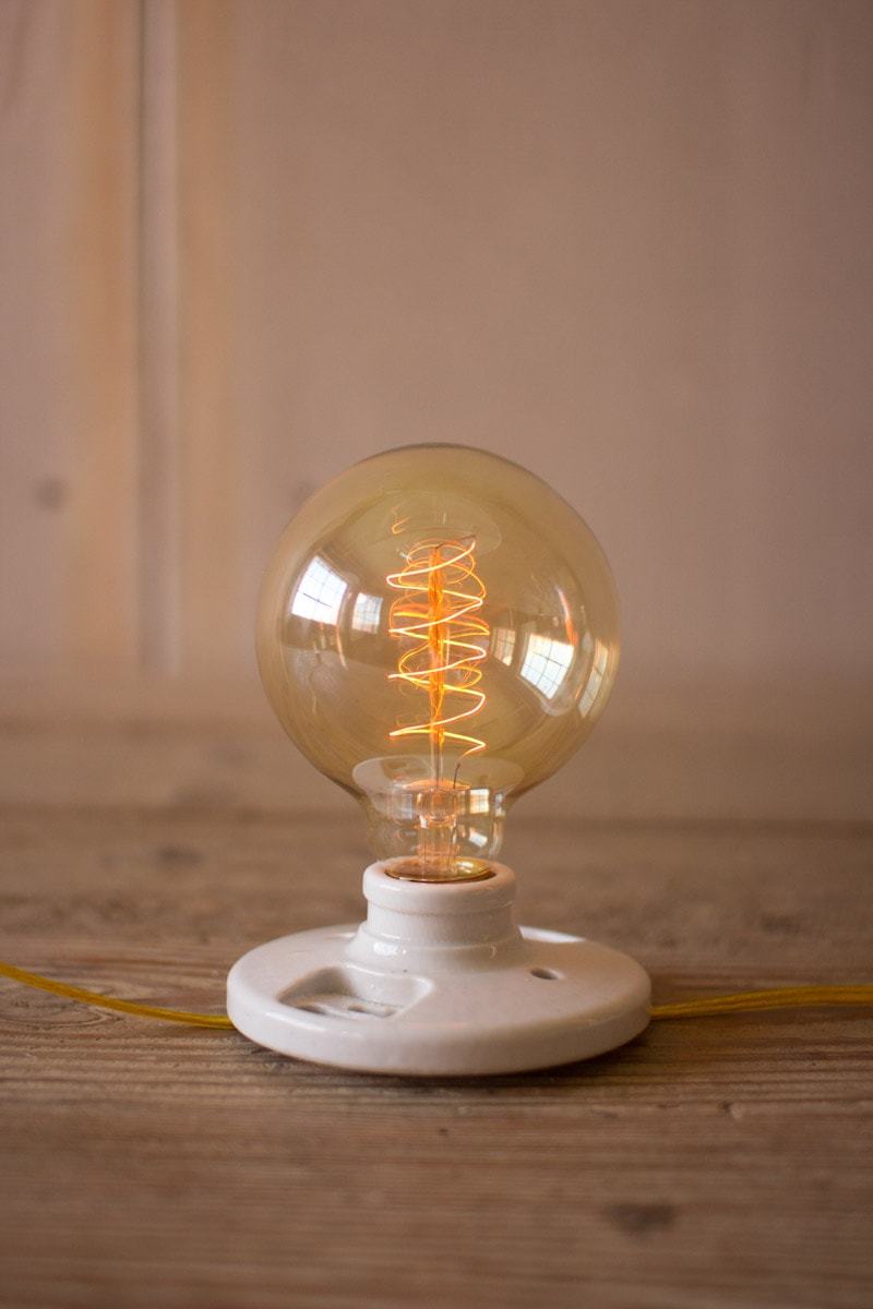 Kalalou Globe Edison Bulb - Set of 4