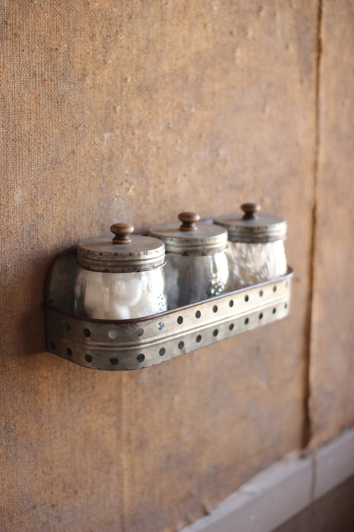 Kalalou Hanging Three Canisters