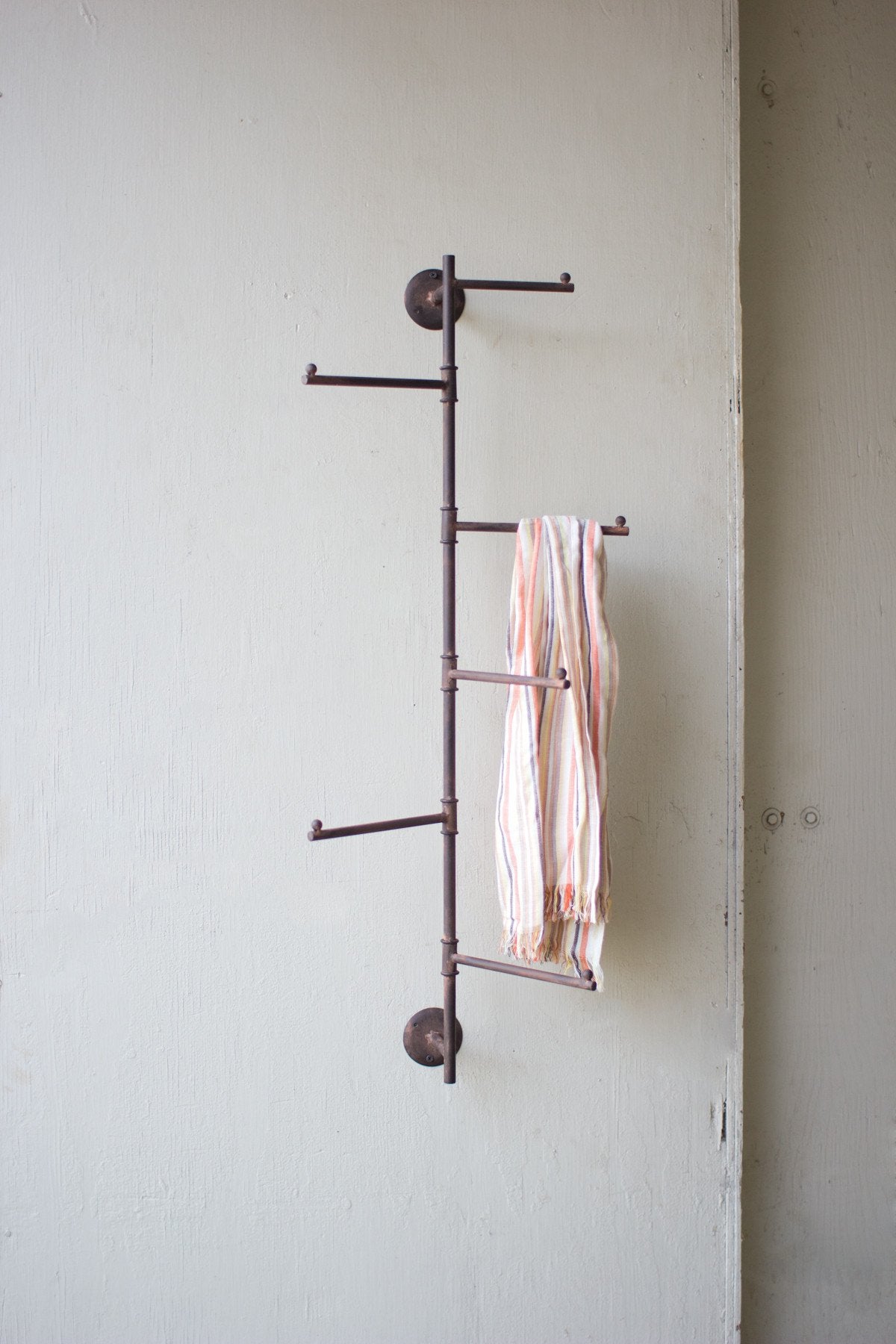 Kalalou Rustic Wall Swivel Coat Rack