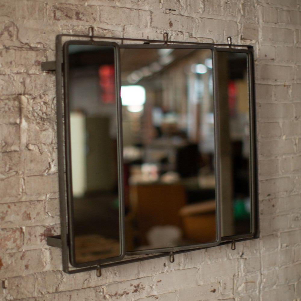 Kalalou Three Rotating Wall Mirrors With Metal Frame