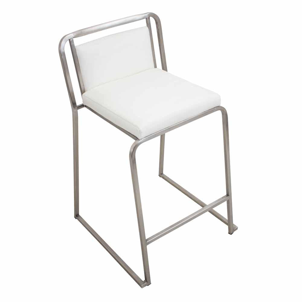 LumiSource Cascade Stackable Counter Stool - Set Of 2