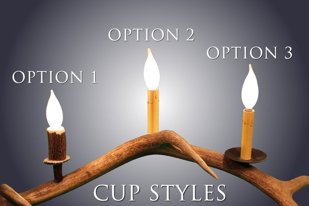 Antlerworx 6-Light Mule Deer Antler Chandelier (AWC-38)