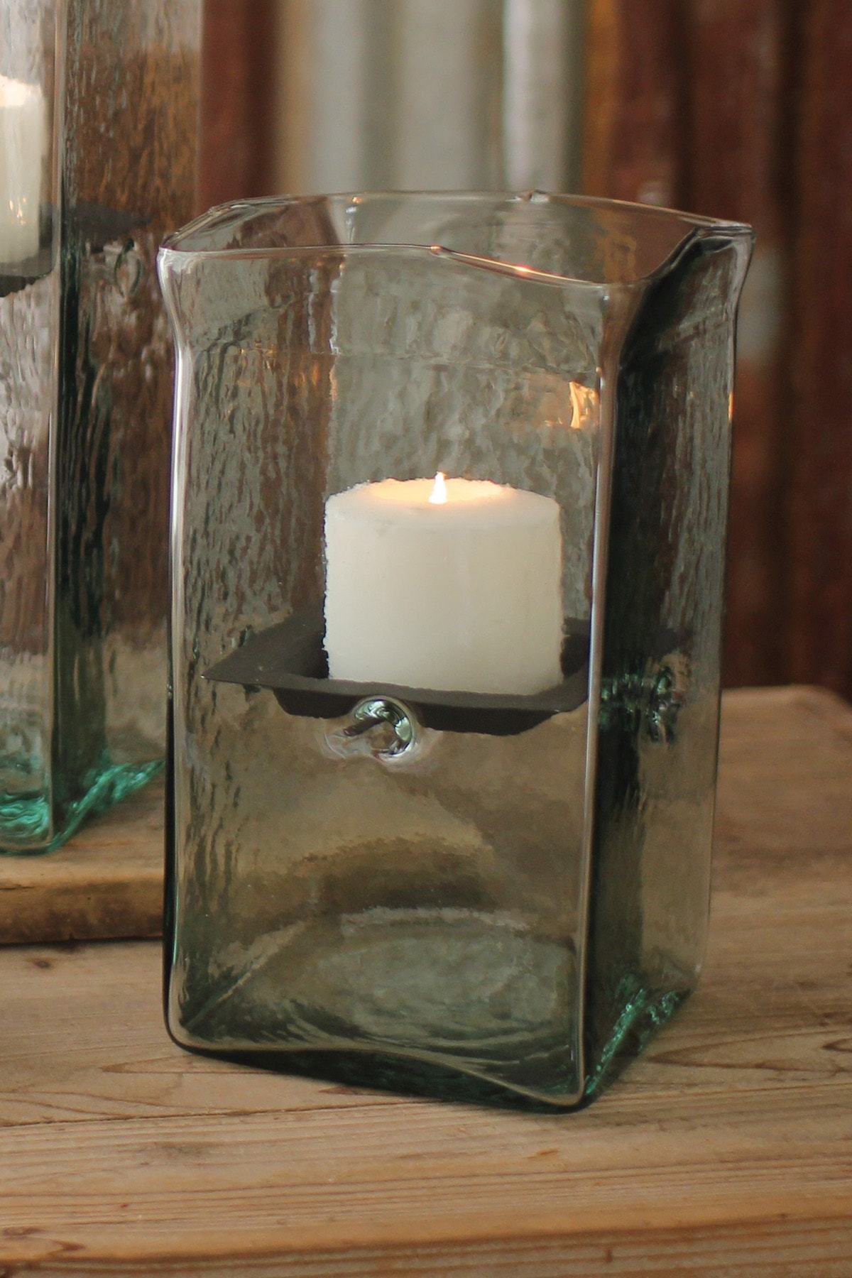 Kalalou Giant Square Candle Hurricane