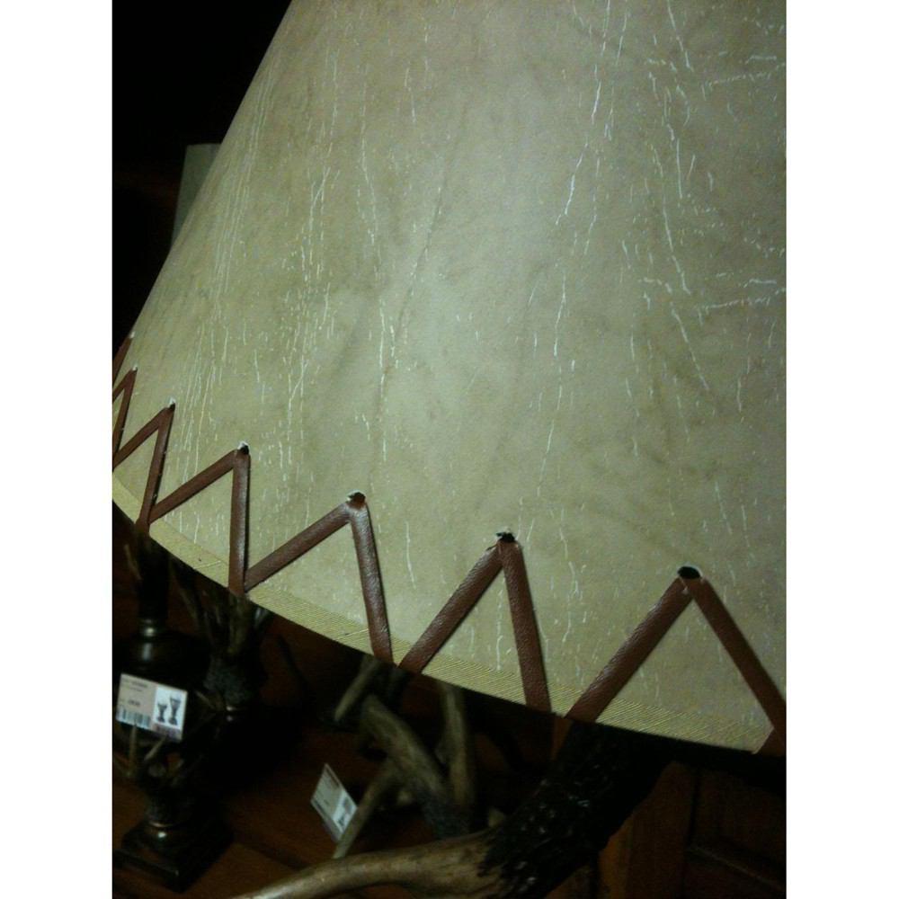 Crestview Collection Natural Antler Finish Resin Floor Lamp