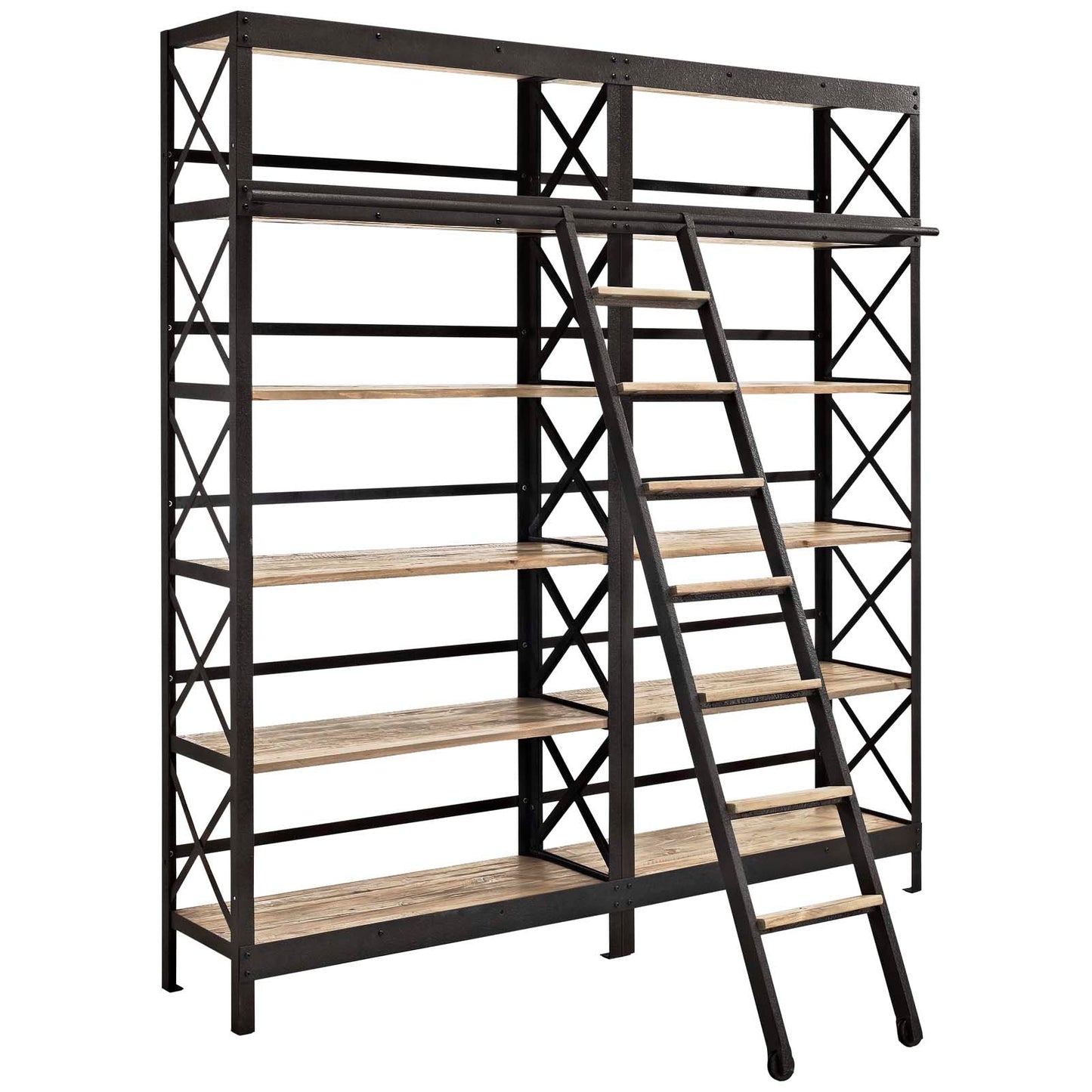 Modway Headway Wood Bookshelf - Brown | Bookcases |