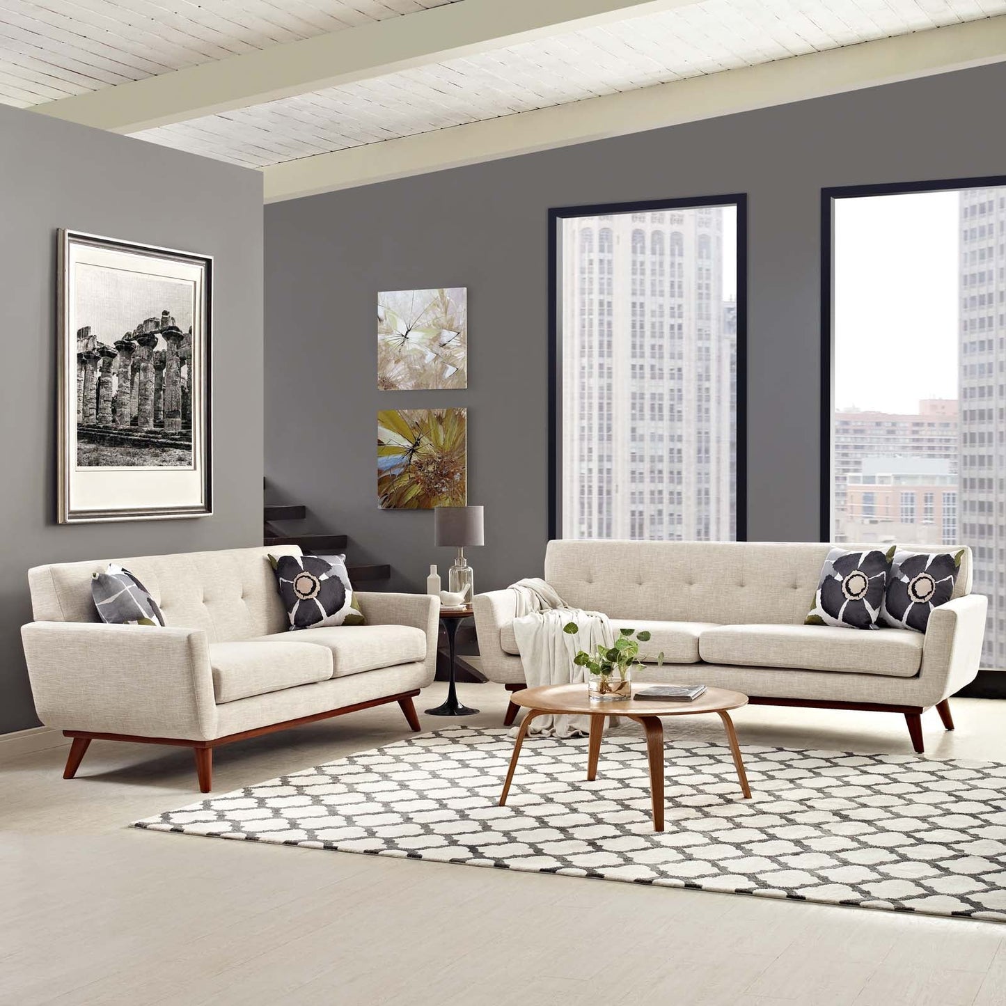Modway Engage Loveseat and Sofa - Set of 2 - EEI-1348 | Loveseats |