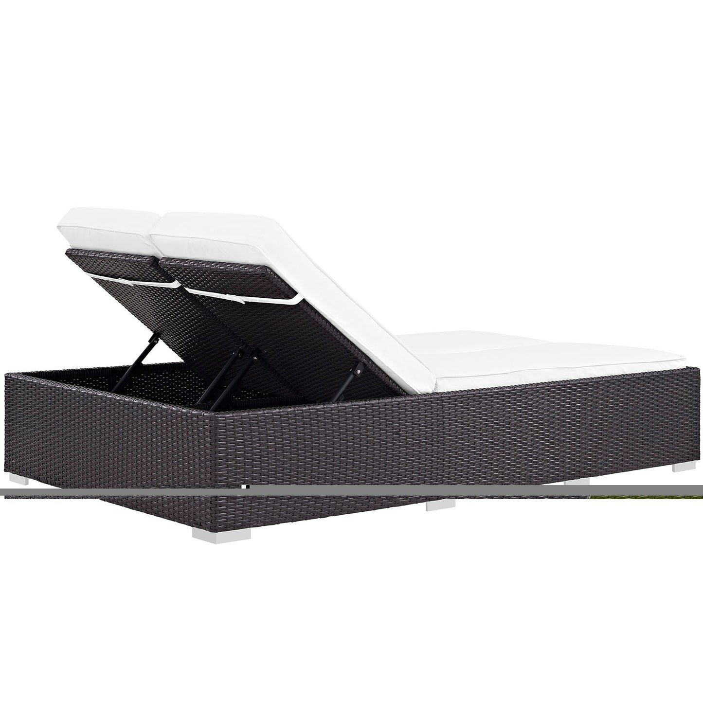 Modway Convene Double Outdoor Patio Chaise | Outdoor Recliners & Lounge Chairs |