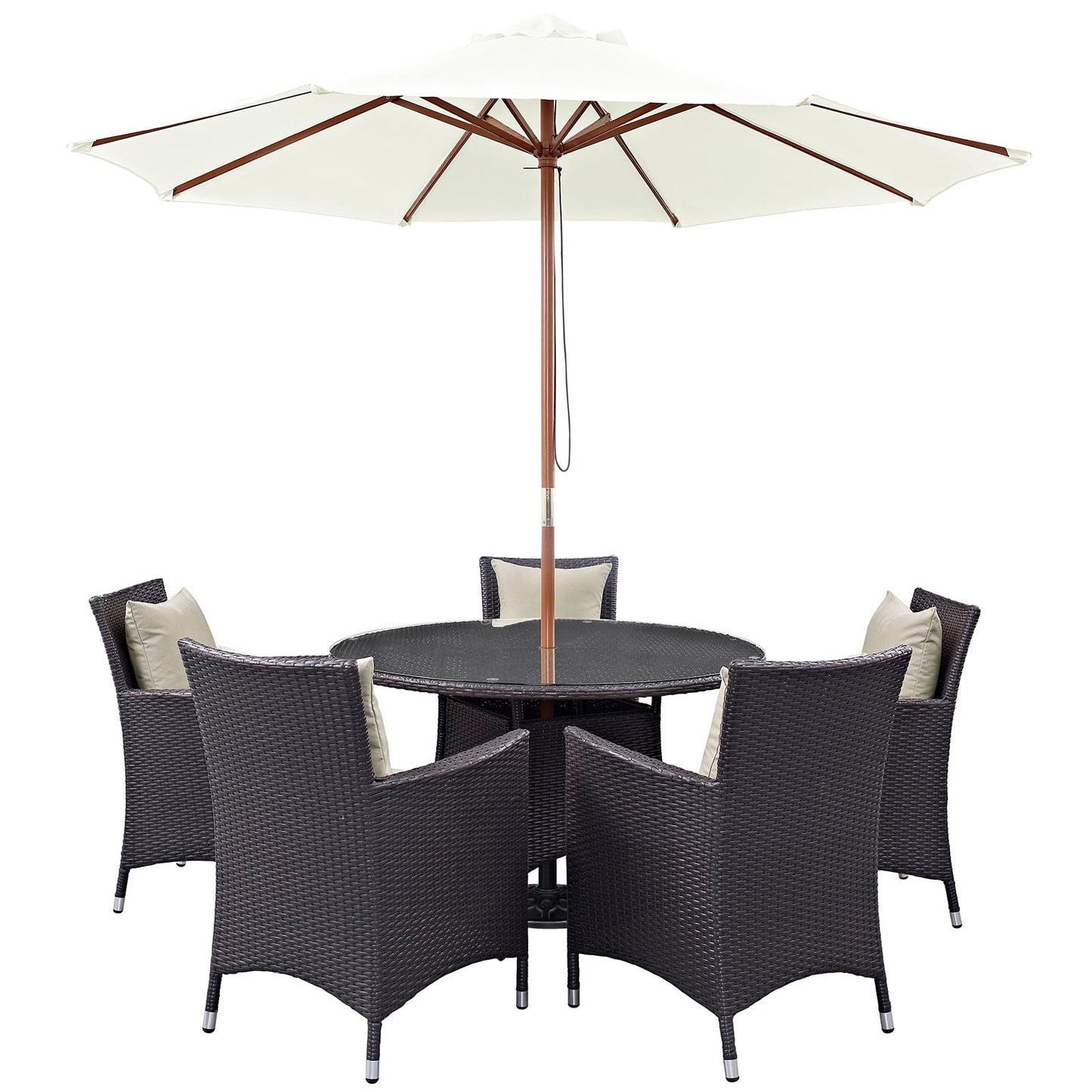 Modway Convene 7 Piece Outdoor Patio Dining Set - EEI-2193 | Outdoor Dining Set |