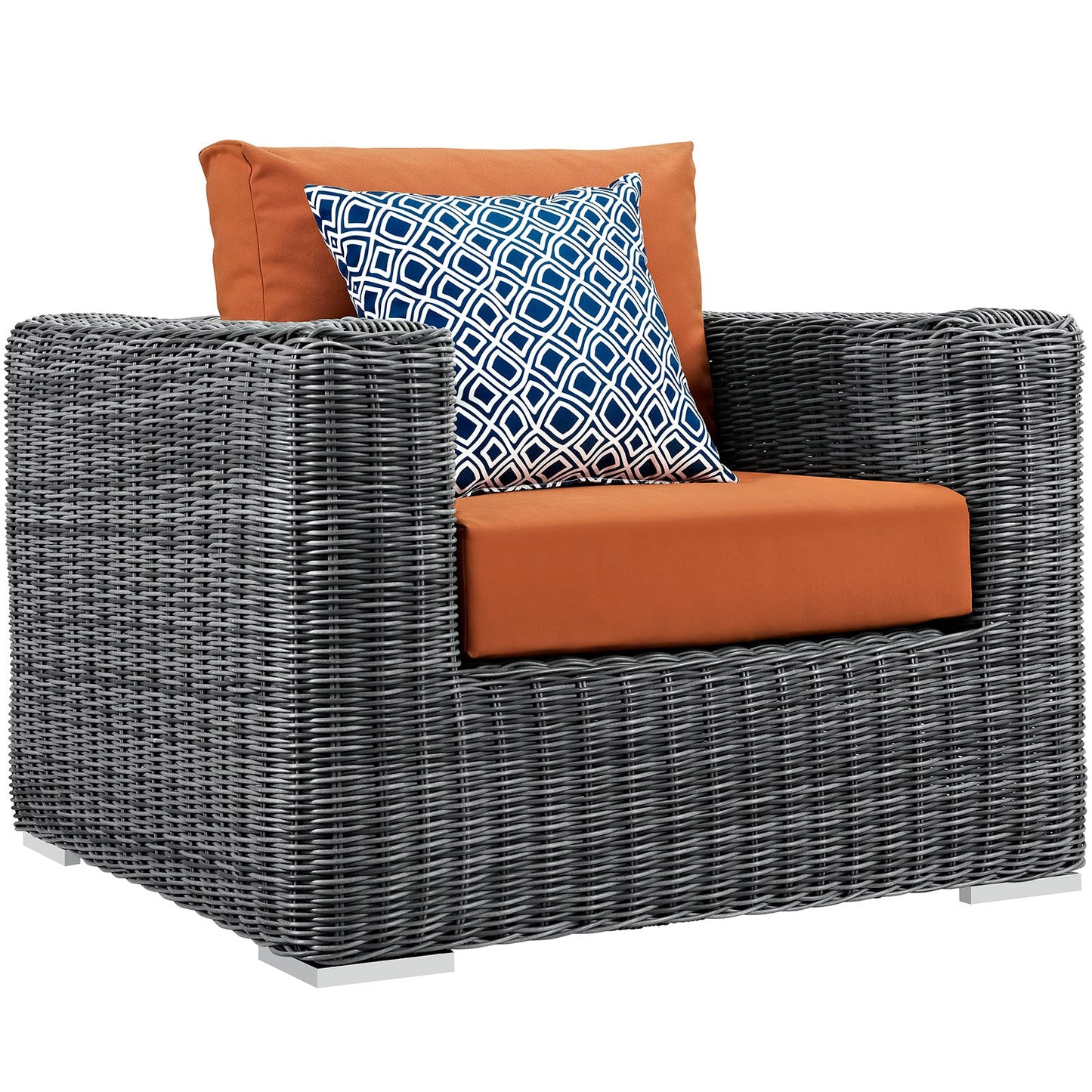 Modway Summon 5 Piece Outdoor Patio Sunbrella Sectional Set - EEI-2388