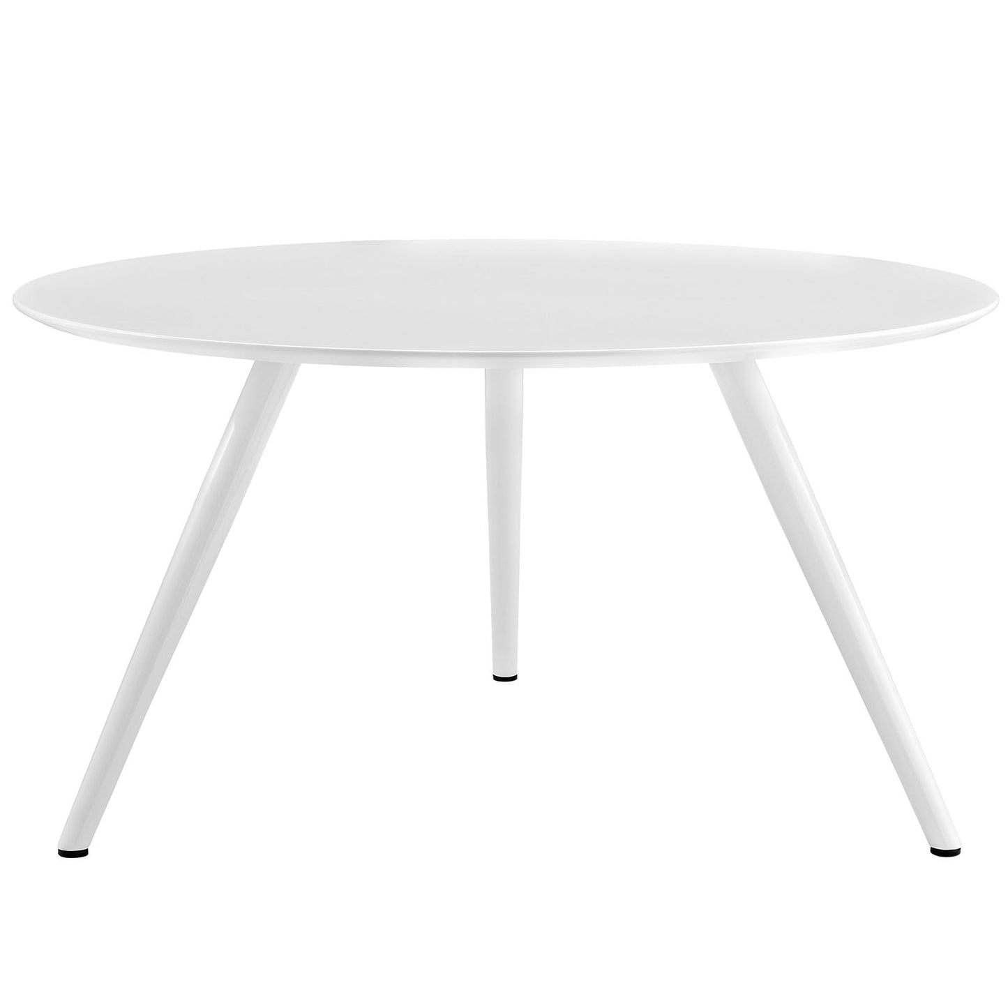 Modway Lippa 54" Round Wood Top Dining Table with Tripod Base in White | Dining Tables | Modishstore-4