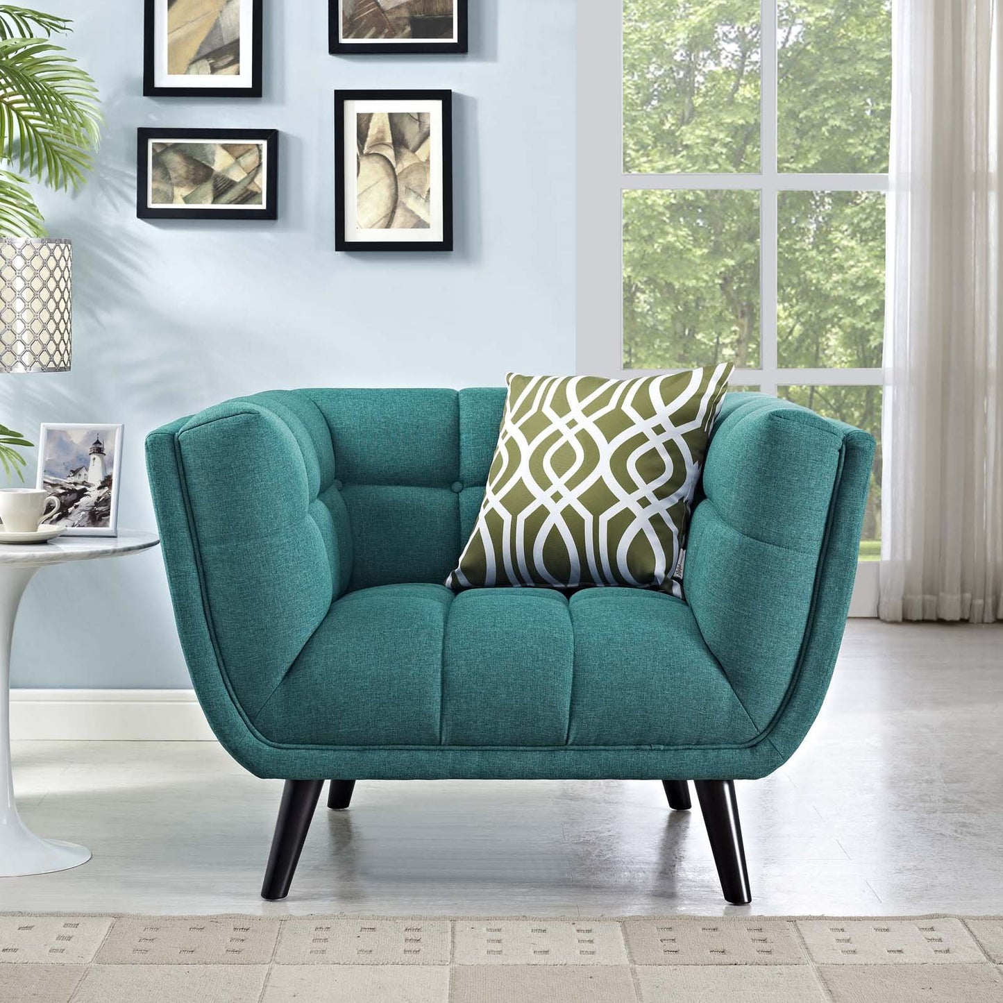Modway Bestow Upholstered Fabric Armchair