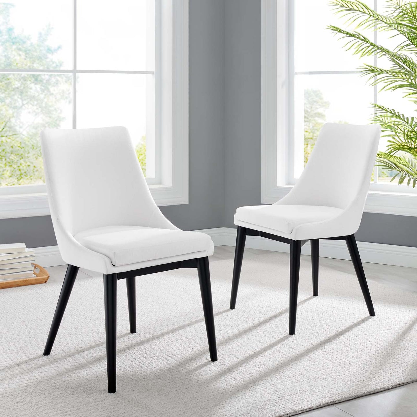 Modway Viscount Set of 2 Fabric Dining Side Chair | Dining Chairs | Modishstore-65