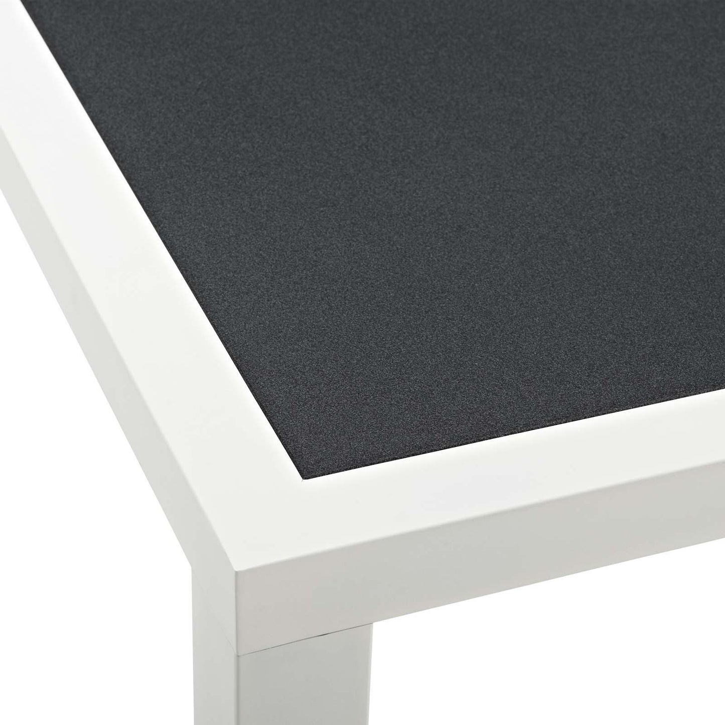 Modway Stance 90.5" Outdoor Patio Aluminum Dining Table White Gray | Dining Tables | Modishstore-5