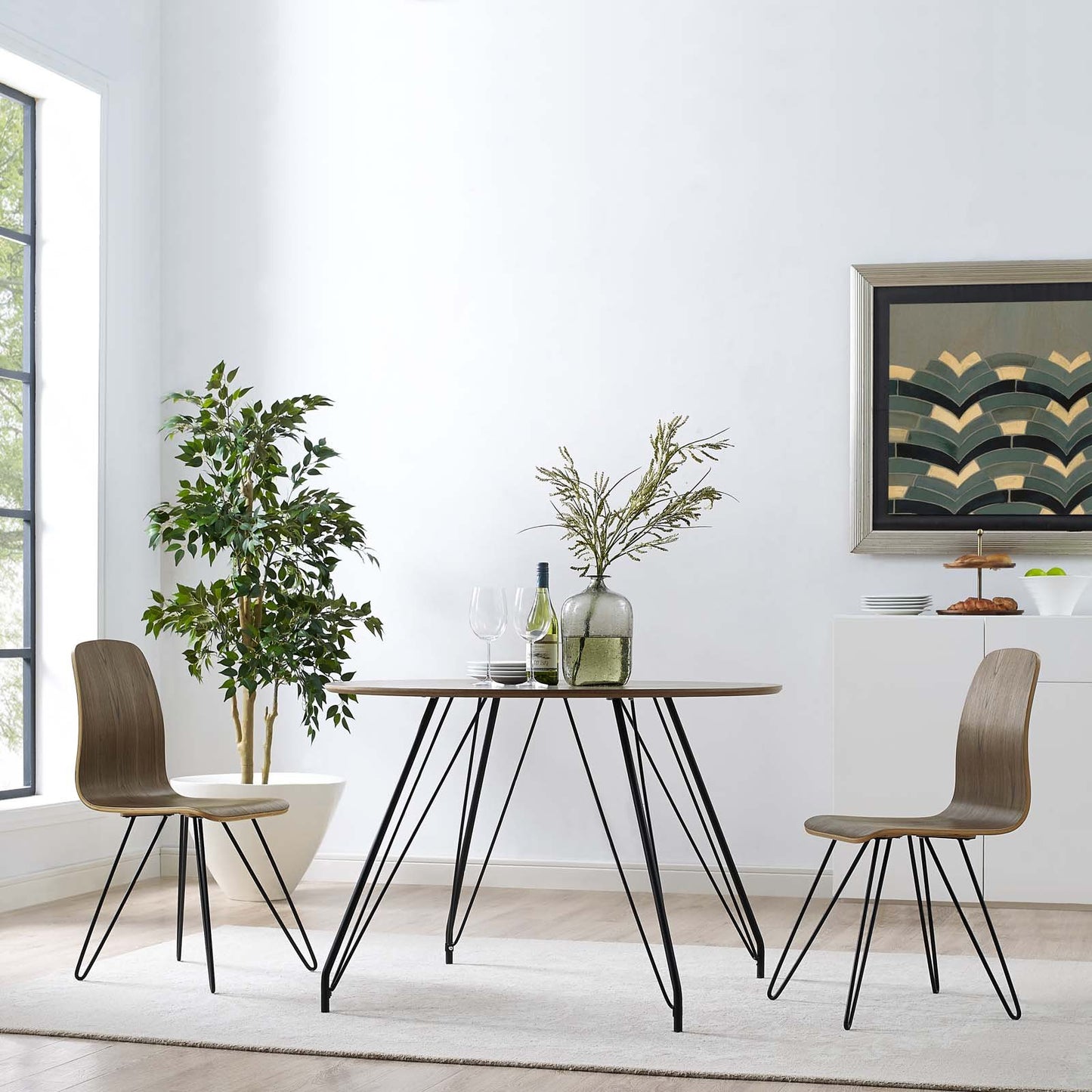 Modway Drift Dining Side Chair Set of 2