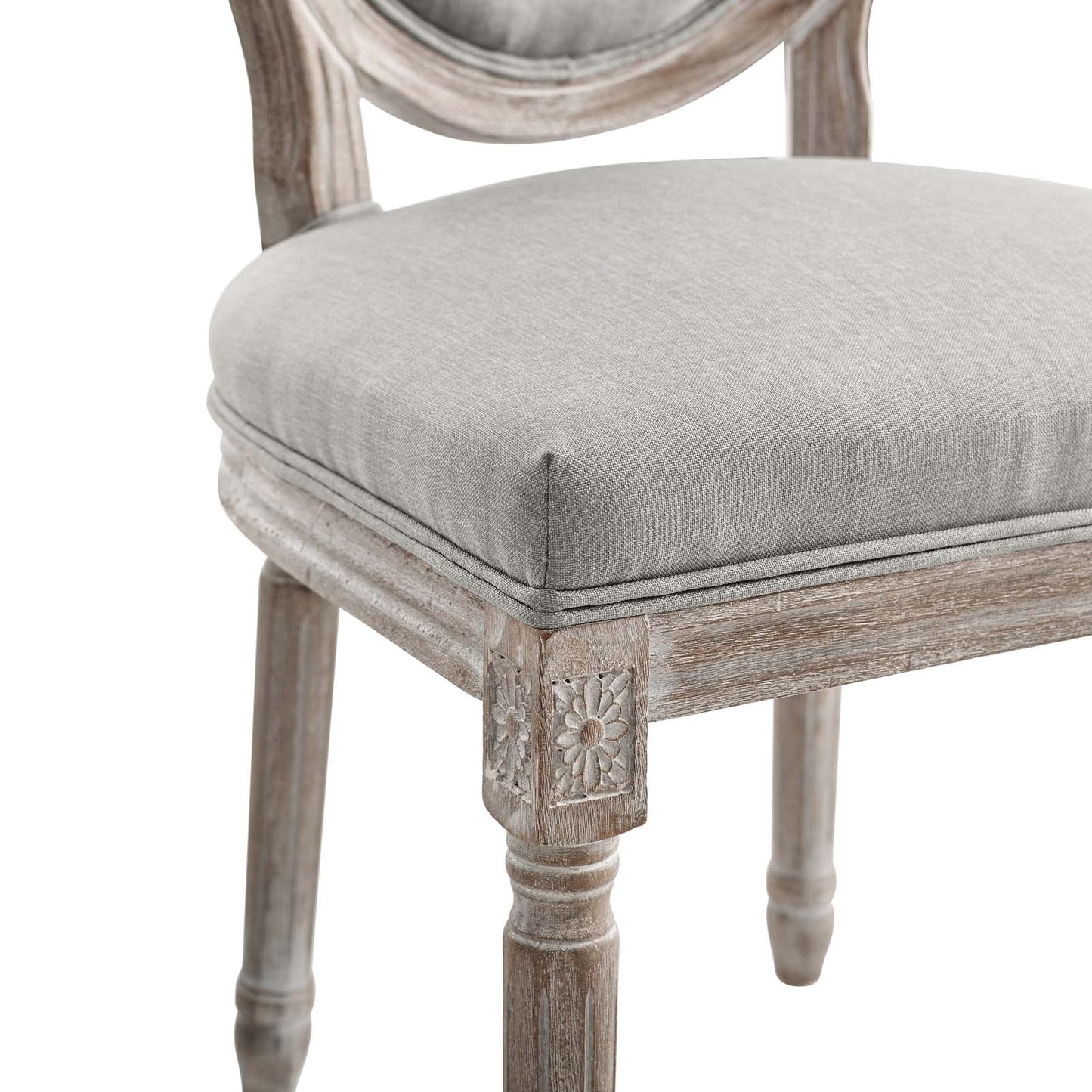 Modway Emanate Dining Side Chair Upholstered Fabric Set of 2 | Dining Chairs |