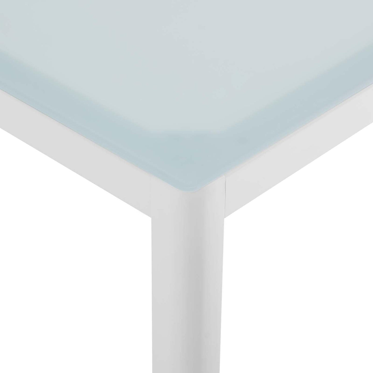 Modway Raleigh 59" Outdoor Patio Aluminum Dining Table | Dining Tables | Modishstore-5