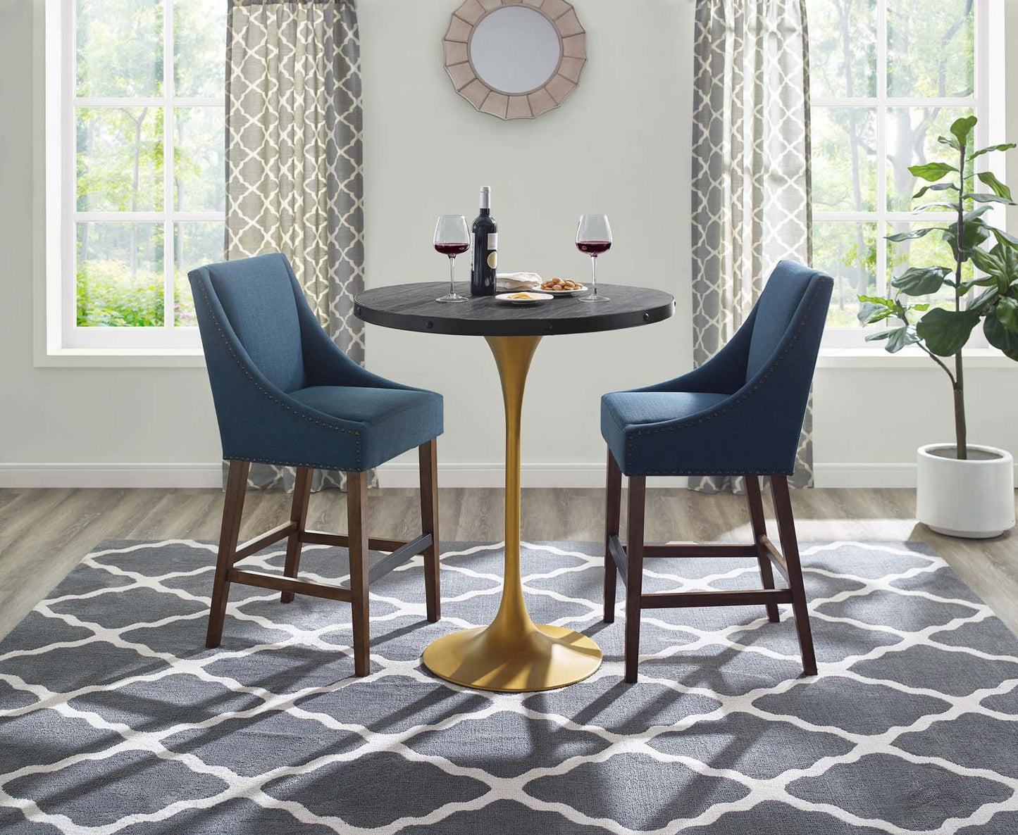 Modway Drive Wood Bar Table-EEI-3593 | Bar Table |