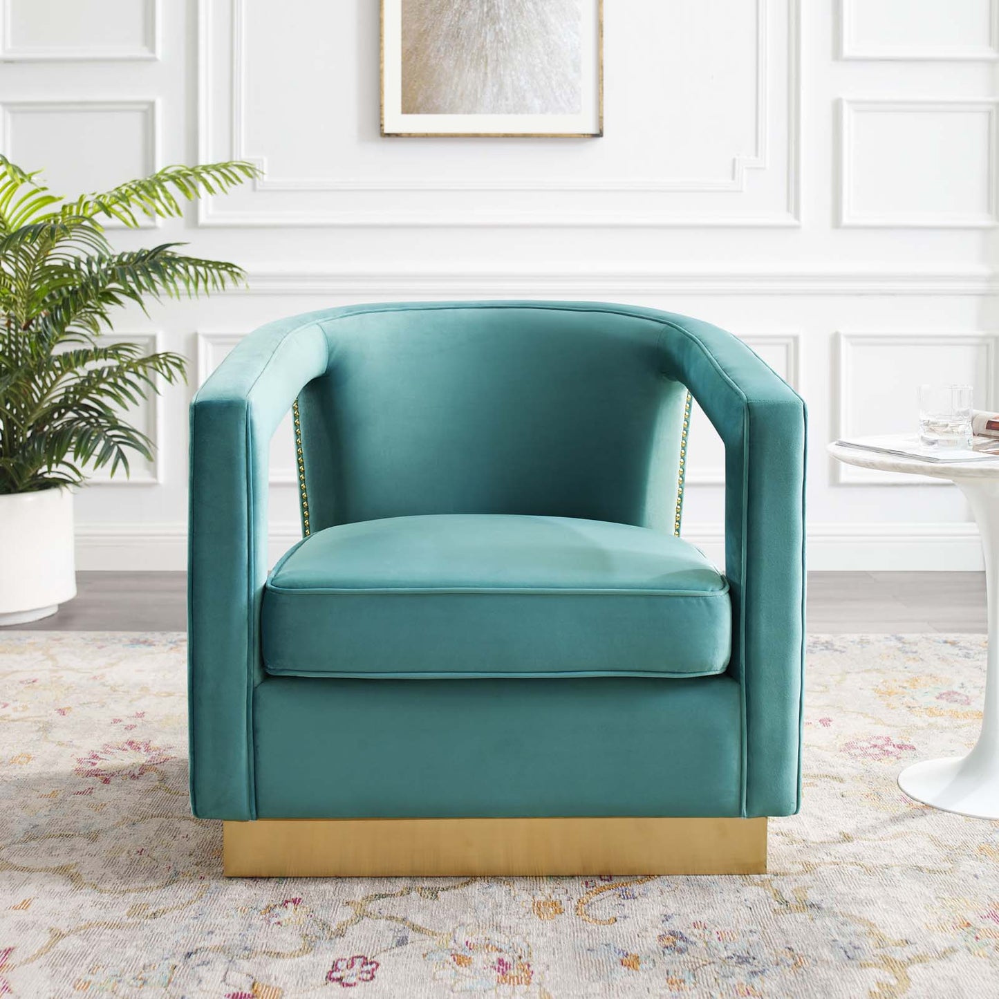 Modway Frolick Performance Velvet Armchair | Armchairs |
