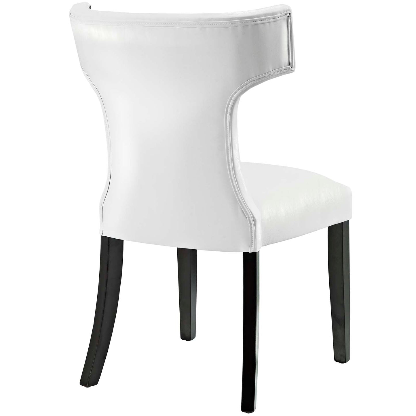 Modway Curve Dining Chair Vinyl Set of 2 | Dining Chairs |