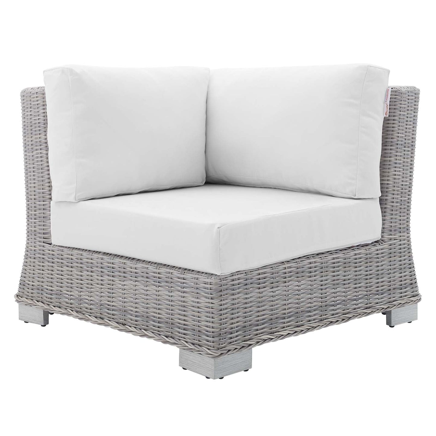 Modway Conway Sunbrella® Outdoor Patio Wicker Rattan Corner Chair | Outdoor Sofas, Loveseats & Sectionals |
