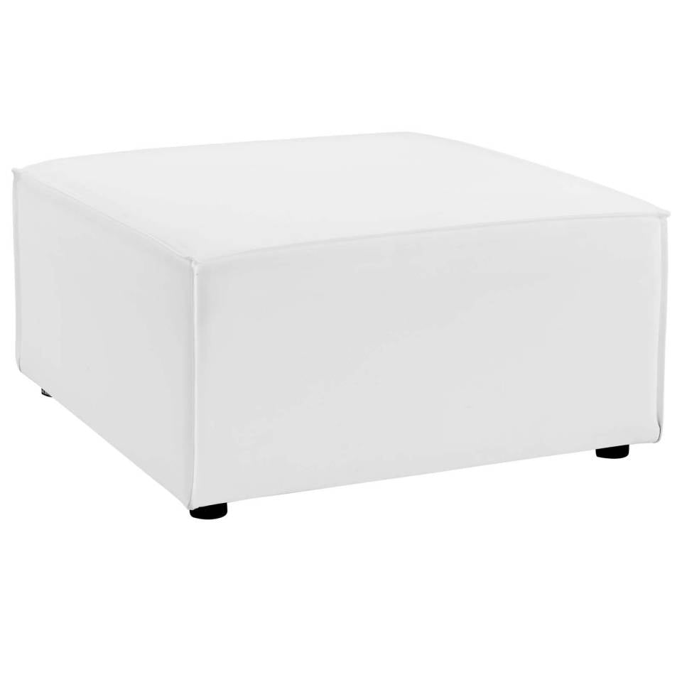 Modway Saybrook Outdoor Patio Upholstered Sectional Sofa Ottoman | Outdoor Ottoman | Modishstore-9
