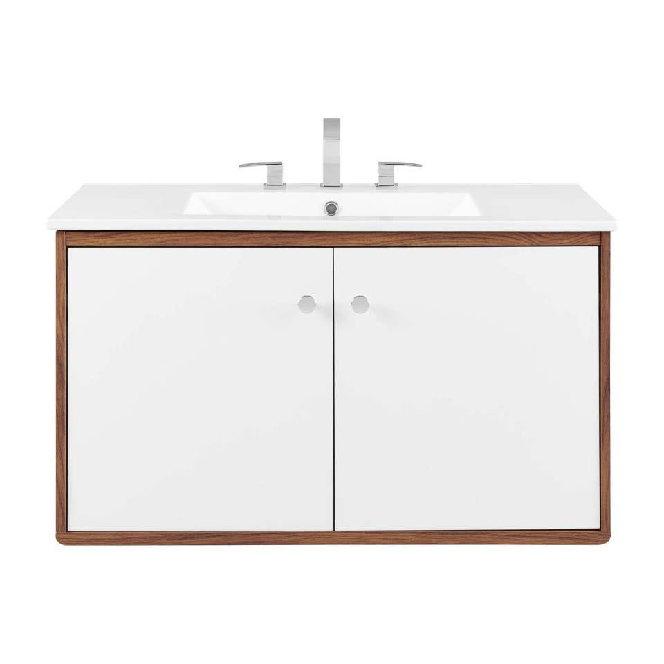 Modway Transmit 36" Wall-Mount Bathroom Vanity | Bathroom Accessories | Modishstore-9