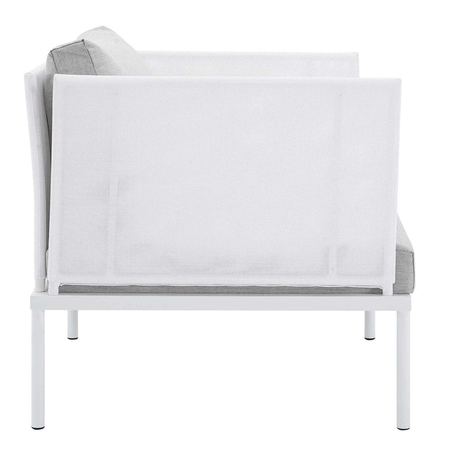 Modway Harmony 3-Piece Sunbrella® Outdoor Patio Aluminum Seating Set | Outdoor Sofas, Loveseats & Sectionals |