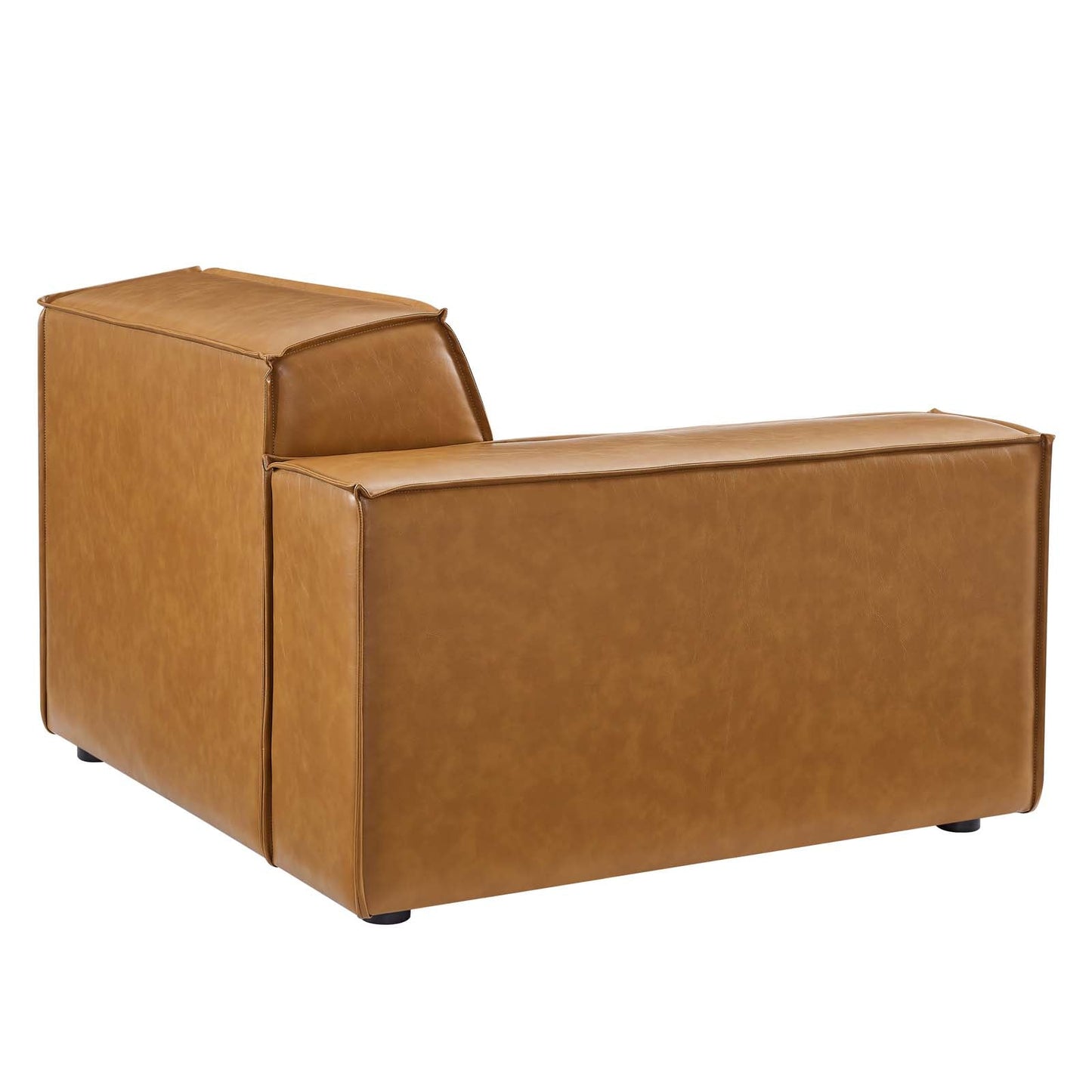 Modway Restore 6-Piece Vegan Leather Sectional Sofa EEI-4714-TAN | Sofas | Modishstore-8