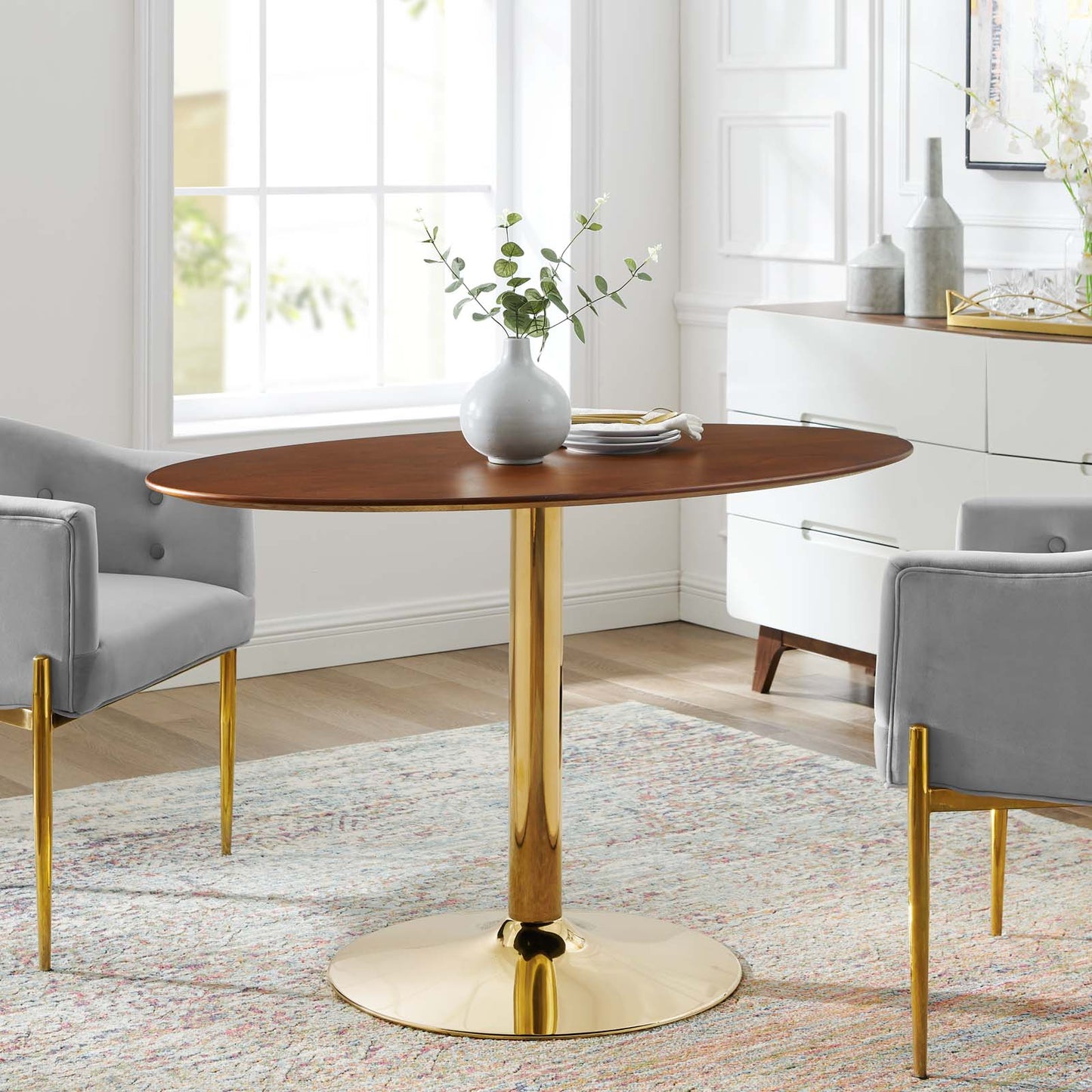 Modway Verne 48" Oval Dining Table | Dining Tables | Modishstore-6