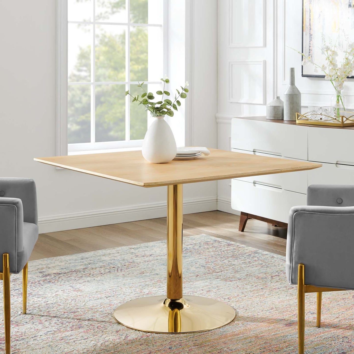 Modway Verne 40" Square Dining Table | Dining Tables | Modishstore-6