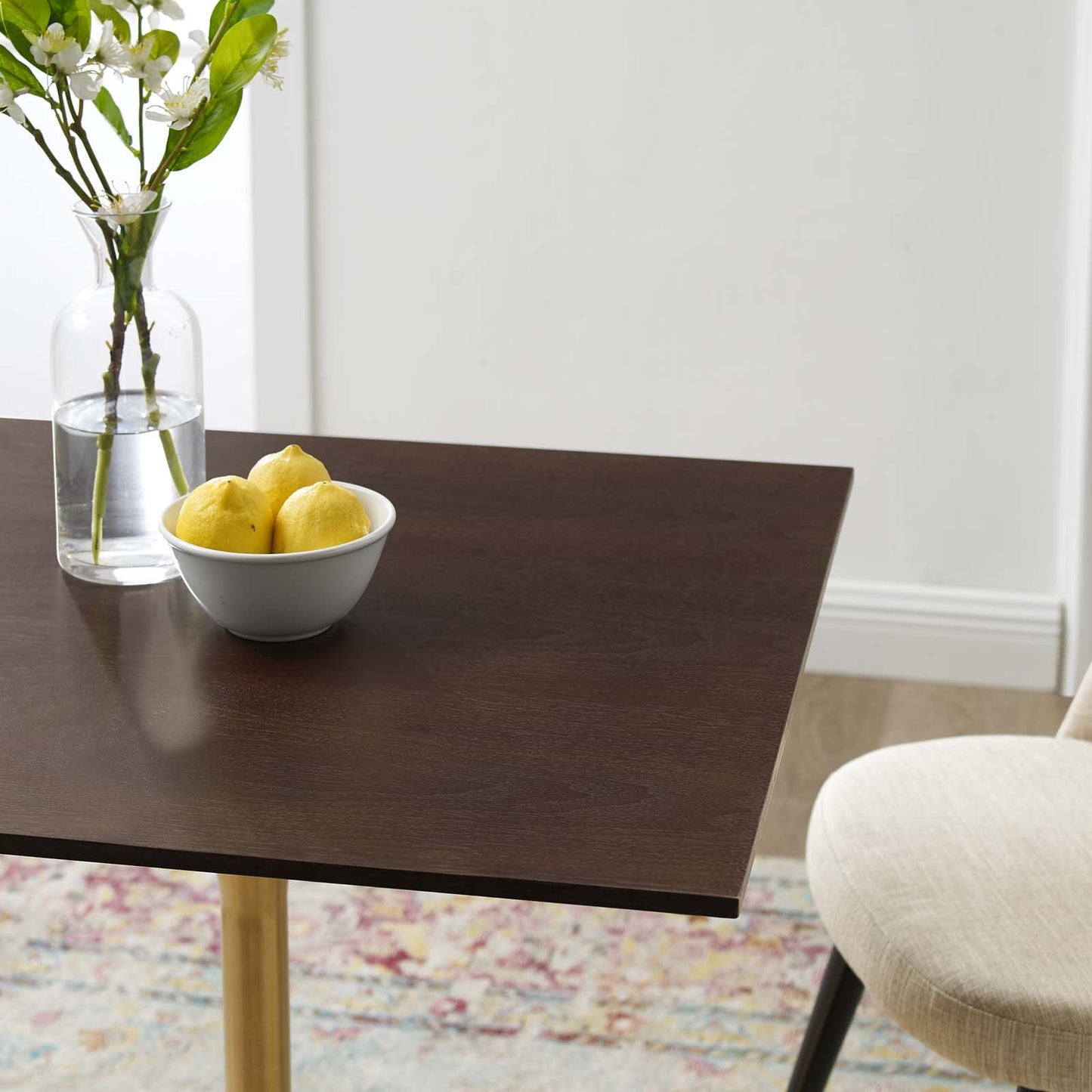 Modway Lippa 28" Square Wood Dining Table | Dining Tables | Modishstore-6