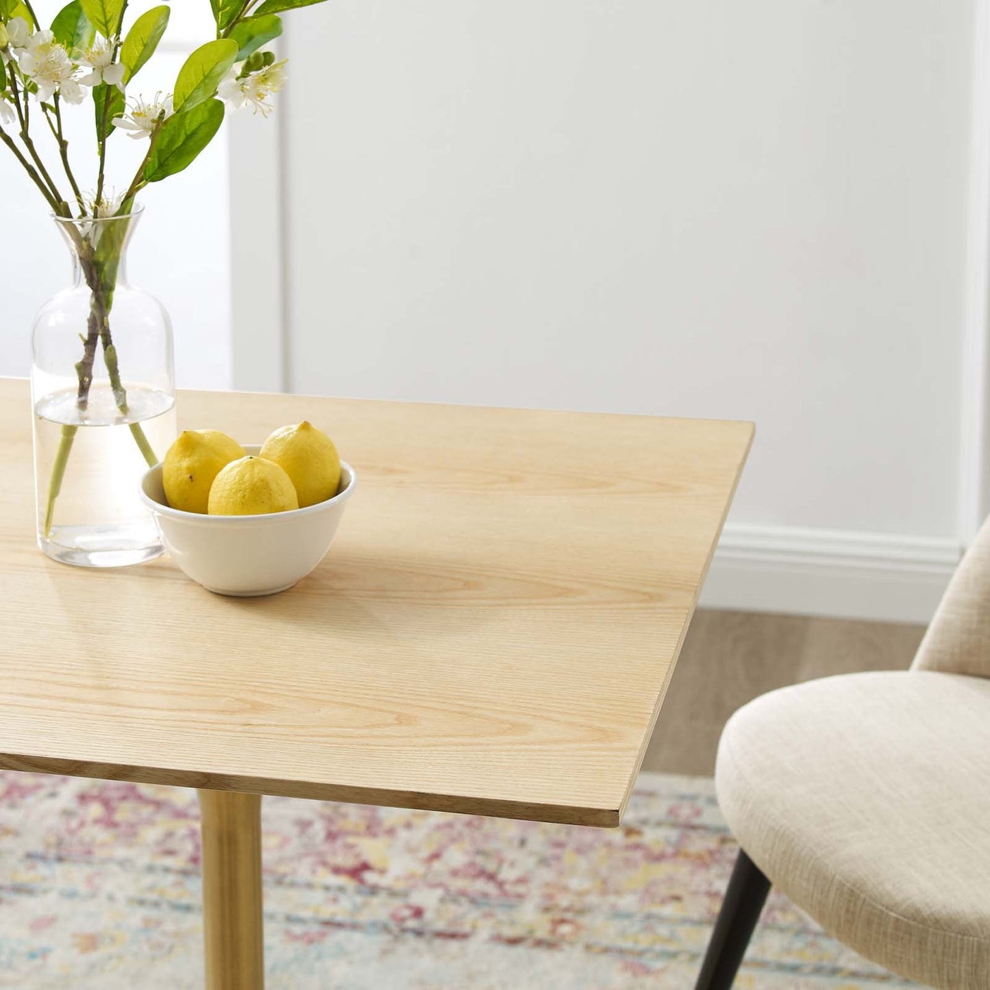 Modway Lippa 28" Square Wood Dining Table | Dining Tables | Modishstore-6