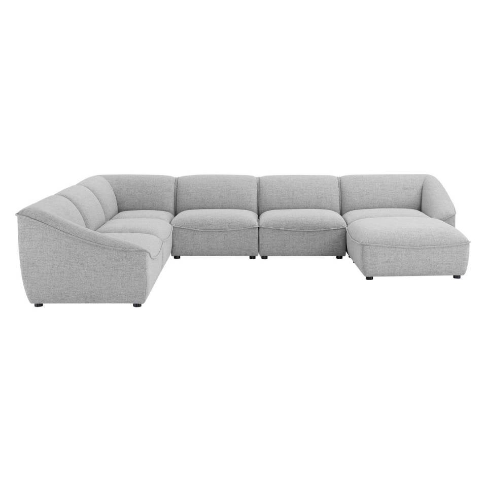 Modway Comprise 7-Piece Sectional Sofa | Outdoor Sofas, Loveseats & Sectionals |