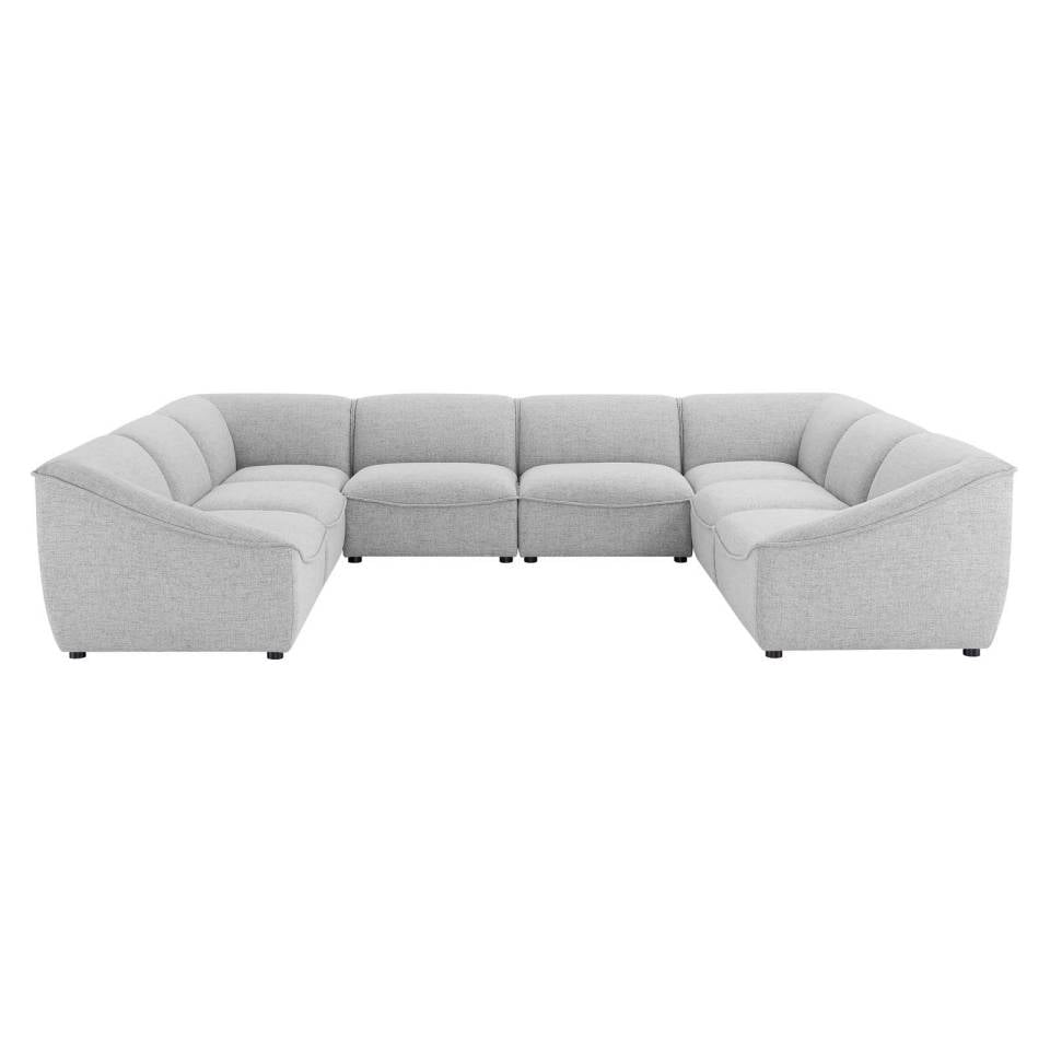 Modway Comprise 8-Piece Sectional Sofa | Outdoor Sofas, Loveseats & Sectionals |